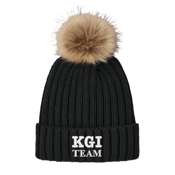 Faux Fur Pom Beanie Thumbnail