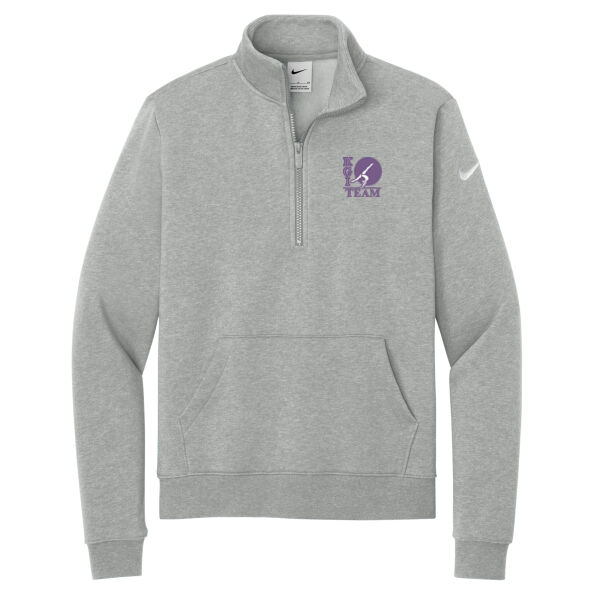 Nike Women's Club Fleece Sleeve Swoosh 1/2-Zip Thumbnail