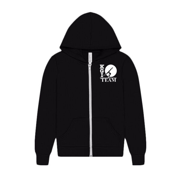 Youth Sponge Fleece Full Zip Hooded Sweatshirt Thumbnail
