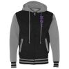 Unisex Heavyweight Varsity Full-Zip Hooded Sweatshirt Thumbnail
