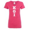 Women’s Glitter V-Neck T-Shirt Thumbnail