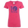 Women’s Glitter V-Neck T-Shirt Thumbnail