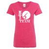 Women’s Glitter V-Neck T-Shirt Thumbnail