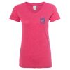 Women’s Glitter V-Neck T-Shirt Thumbnail